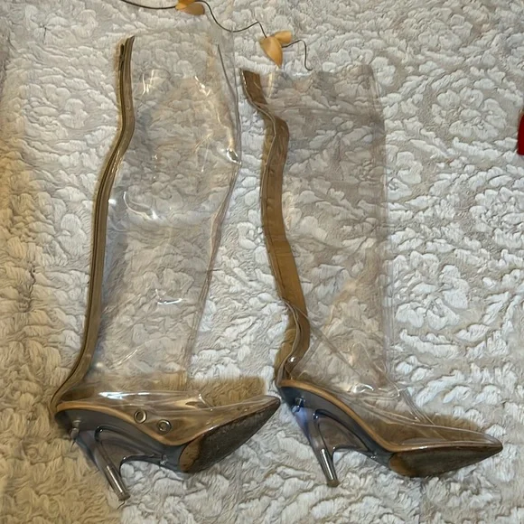 COPY - Yeezy Season 4 Transparent Thigh High Boots 🔥 🌺 💛